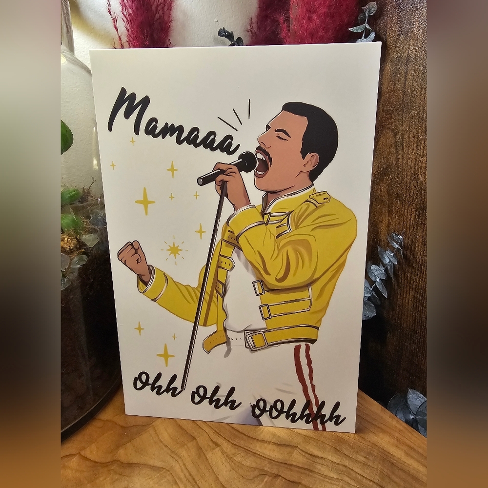 Bohemian Rhapsody Theme Greeting Card